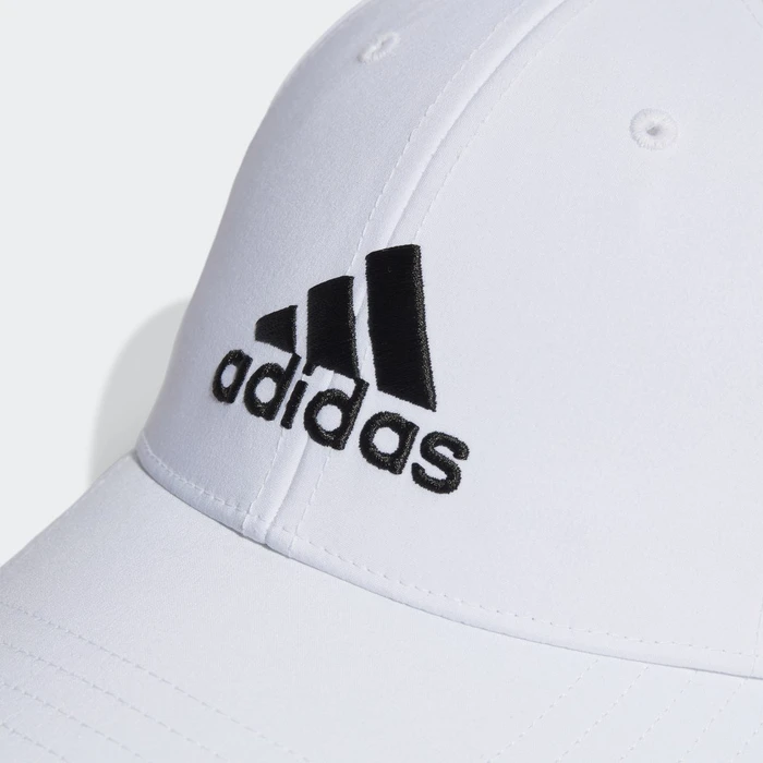 adidas Embroidered Logo Lightweight Baseball Kappe weiß/schwarz