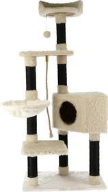 Dogman Aina Kratzbaum, beige/schwarz