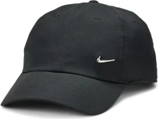 Nike Dri-FIT Club unstrukturierte Metall-Swoosh Kappe black/metallic silver