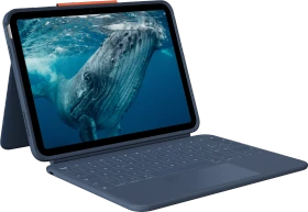 Logitech Rugged Combo 4c Touch für iPad 10/iPad 11 A16, Classic Blue, IT