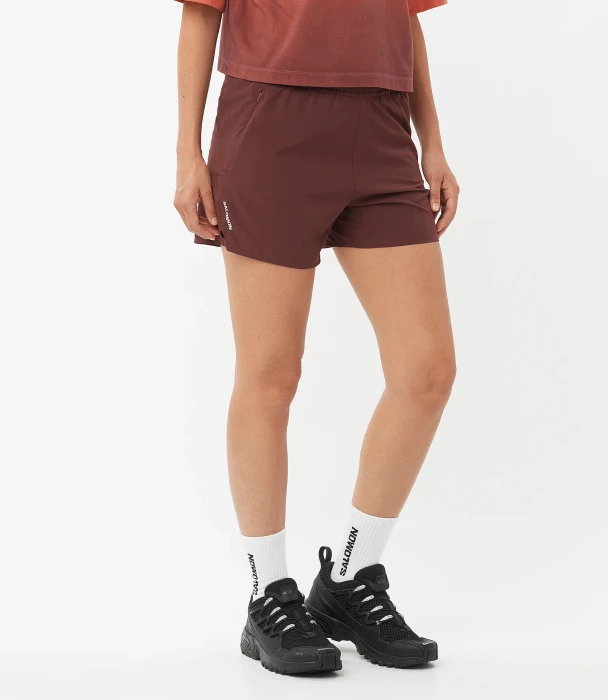 Salomon Shakeout Core 4" Laufhose kurz decadent chocolate (Damen)