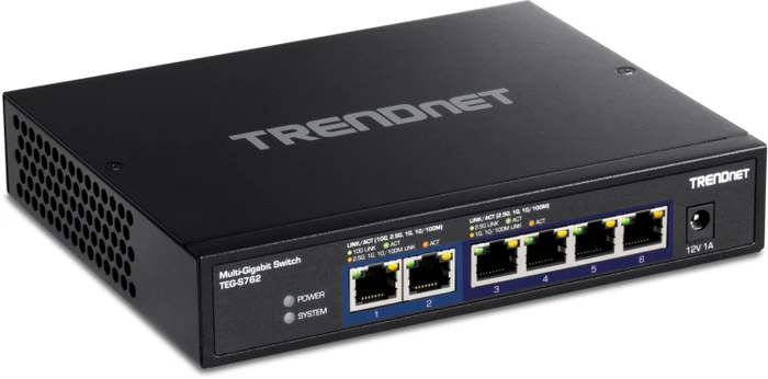 TRENDnet TEG-S Desktop 2.5G Switch, 6x RJ-45
