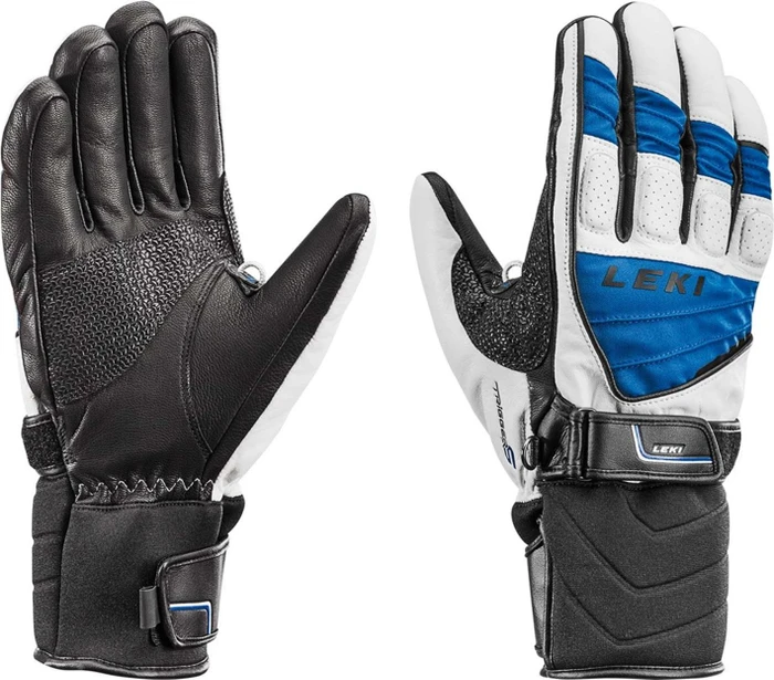 Leki Griffin S Skihandschuhe weiß/royal/schwarz (Herren)
