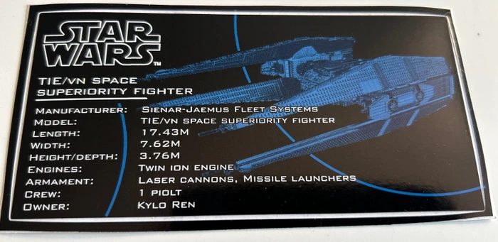 Mould King TIE Silencer (21025)