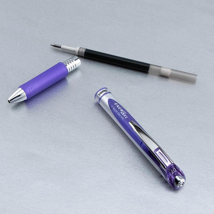 Pentel EnerGel XM BL77 Gelroller lilac/silber