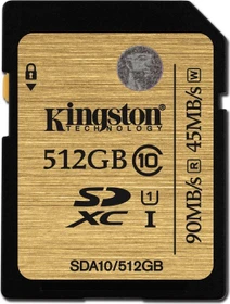 Kingston Ultimate R90/W45 512GB, UHS-I, Class 10