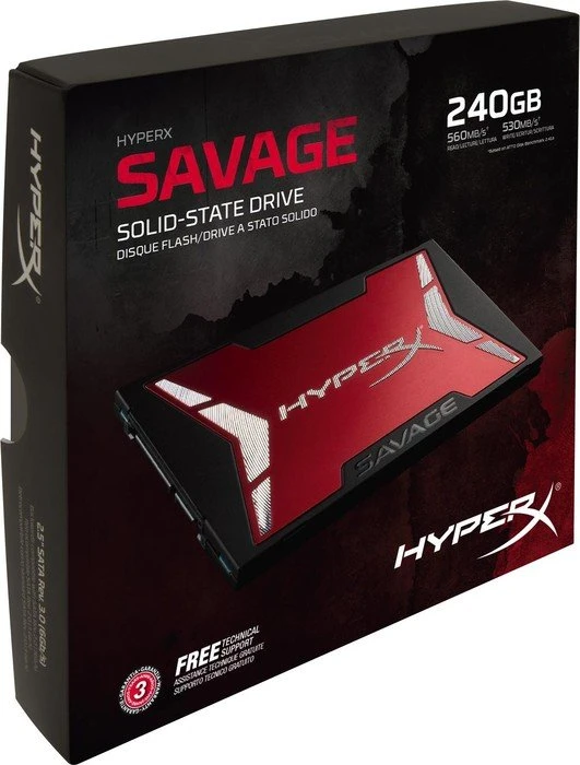 Kingston FURY Savage SSD 240GB, 2.5" / SATA 6Gb/s