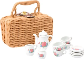 Legler Small Foot Porzellan-Kaffeeservice im Koffer