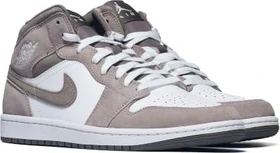 Nike Air Jordan 1 Mid enigma stone/summit white/olive grey (Herren)