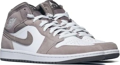 Nike Air Jordan 1 Mid enigma stone/summit white/olive grey (Herren)