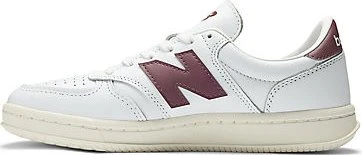 New Balance T500 white/washed burgundy
