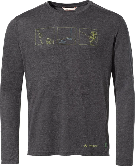 Vaude Rosemoor II Funktionsshirt langarm schwarz (Herren)