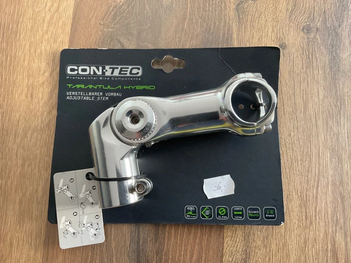 Contec Tarantula Hybrid 31.8mm/1 1/8" Vorbau 110mm silber