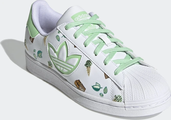 adidas Superstar cloud white/glory mint (Damen)