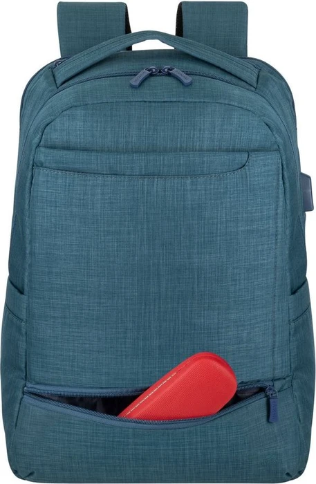 RivaCase 8365 Biscayne ECO 17.3" carry-on Laptop-Rucksack, blau