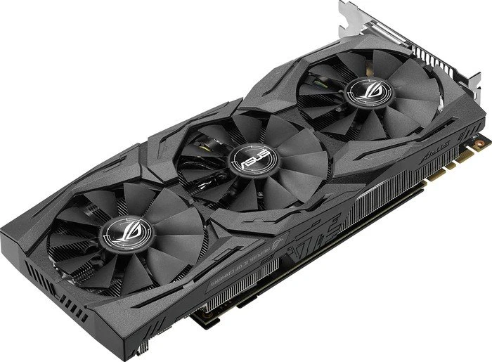 ASUS ROG Strix GeForce GTX 1080 OC 11Gbps, ROG-STRIX-GTX1080-O8G-11GBPS, 8GB GDDR5X, DVI, 2x HDMI, 2x DP