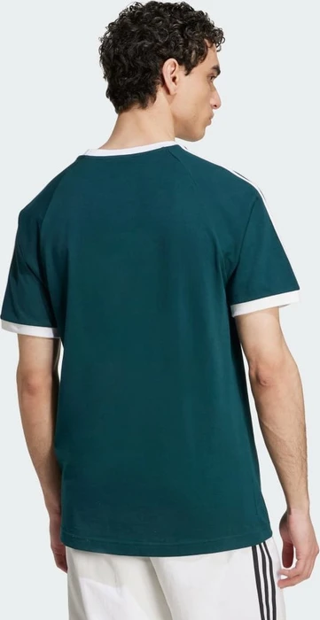 adidas Adicolor Classics 3-Streifen T-Shirt kurzarm aurora ivy/white (Herren)