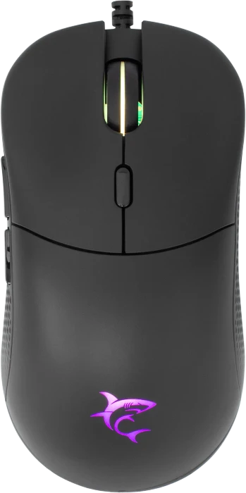 White Shark Bagdemagus Black Gaming Mouse, schwarz, USB