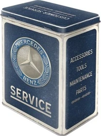 Nostalgic Art Retro Mercedes-Benz - Service Emblem blue Aufbewahrungsbehälter 3l