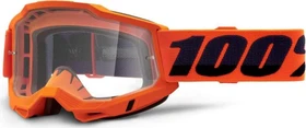 100% Accuri2 Schutzbrille neon orange/clear lens