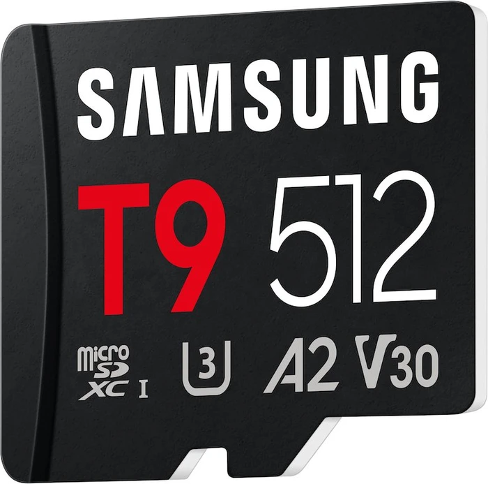 Samsung T9 R200/W130 512GB, UHS-I U3, A2, Class 10