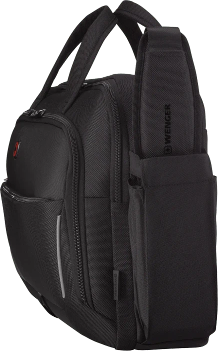 Wenger Meteor Brief 16-17" Laptop-Aktentasche, schwarz