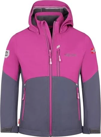 Trollkids Balestrand Funktionsjacke fresh berry/graphite (Junior)