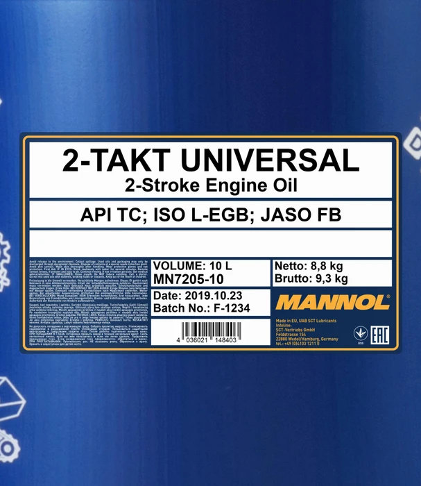 Mannol 2-Takt Universal API TC 10l