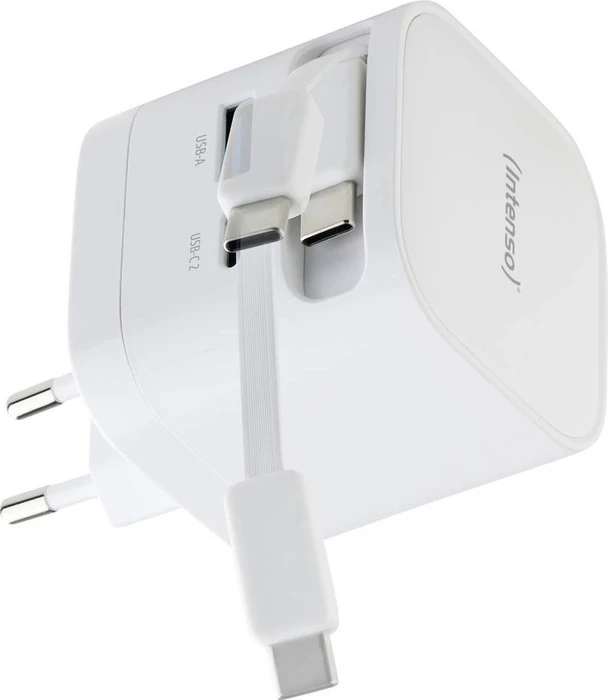 Intenso Power Adapter W65ACIC GaN weiß