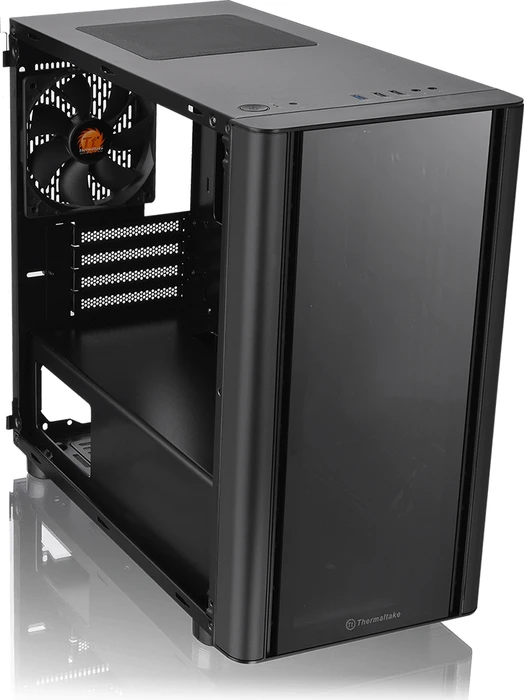 Thermaltake V150 TG, schwarz, Glasfenster