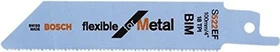 Bosch Professional S522EF Flexible for Metal Säbelsägeblatt, 100x0.9mm, 5 Stück
