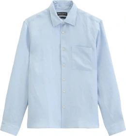 Marc O'Polo Regular Leinen Hemd langarm dusted blue (Herren)