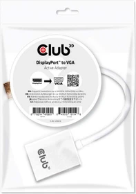 Club 3D DisplayPort 1.1a [Stecker] auf VGA [Buchse] Adapterkabel, 22cm (CAC-2003)
