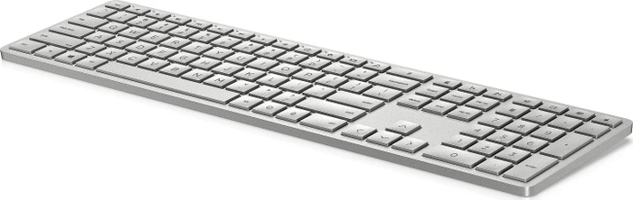 HP 970 Dual-Mode Wireless Keyboard, silber, USB/Bluetooth, DE