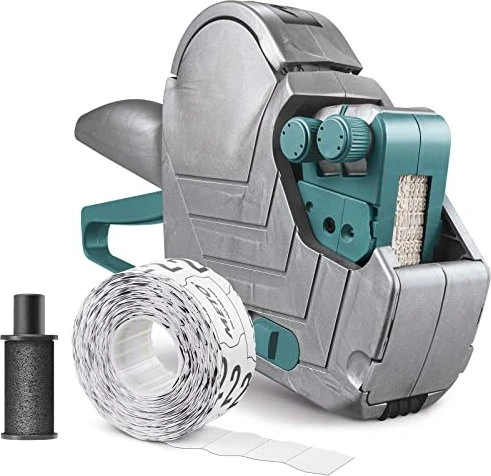 METO Preisauszeichner Basic M 1622, Starter-Set, grau/grün
