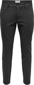 ONLY & SONS Mark Slim Fit Chino Hose dark grey melange (Herren)