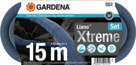 Gardena Textilschlauch Liano Xtreme Schlauchset 13mm, 15m