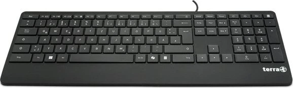 Wortmann Terra Keyboard 4000 Corded, schwarz, USB, DE