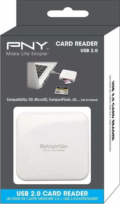 PNY Multi-Slot-Cardreader, USB-A 2.0 [Stecker]