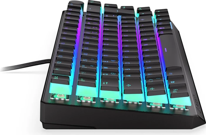 Endorfy Thock 75% Wireless Pudding, PBT, LEDs RGB, hot-swap, Kailh Box BLACK, USB/Bluetooth, DE