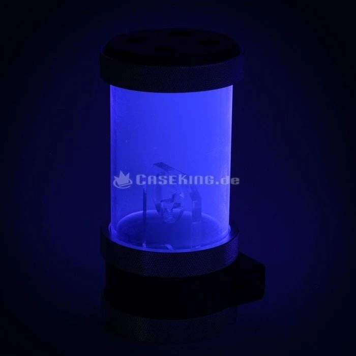PrimoChill CTR Phase 2 120mm Laing D5, Acetal schwarz, UV blau