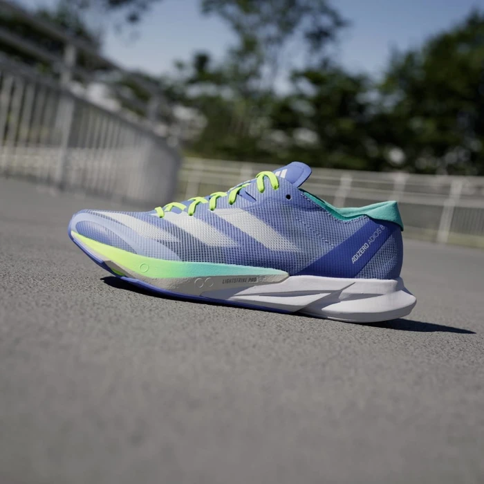 adidas Adizero Adios 8 blue spark/zero metalic/flash aqua (Damen)