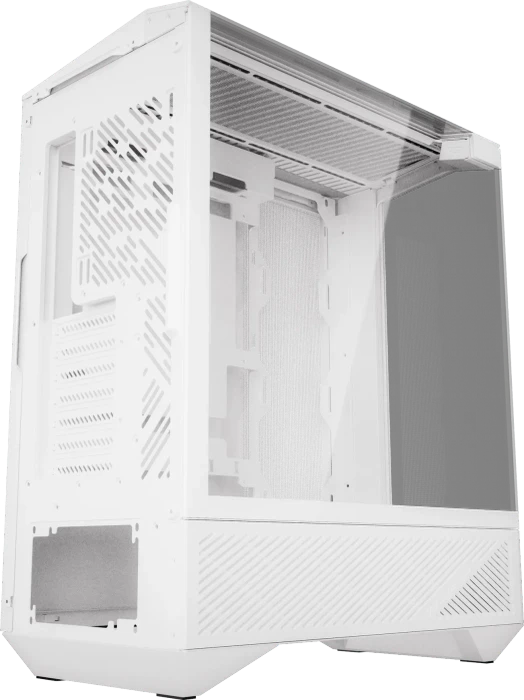 DarkFlash DY460 White, Glasfenster