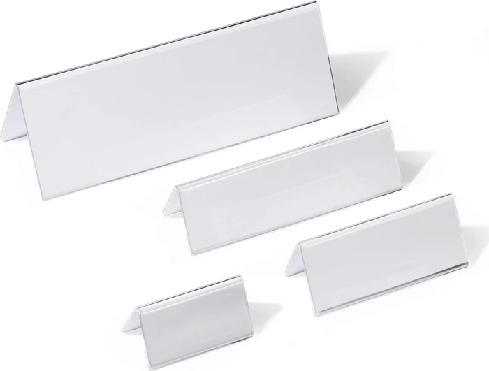 Durable Tischnamensschild Acryl, 6.1x15cm, 10 Stück (803319) – Bild 2 von 3