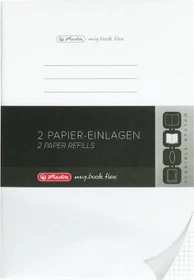 Herlitz my.book Refill flex FSC Mix Papiereinlage, A4, Lineatur 28, 80 Blatt