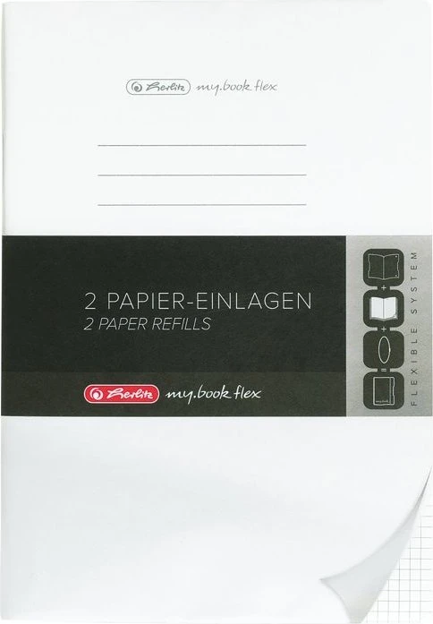 Herlitz my.book Refill flex FSC Mix Papiereinlage, A4, Lineatur 28, 80 Blatt