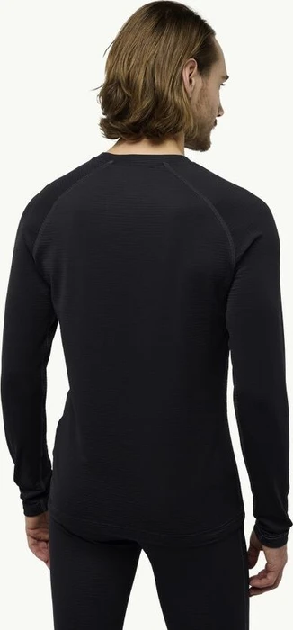 Jack Wolfskin Infinite Warm Funktionsshirt langarm schwarz (Herren)