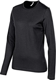 Icebreaker Tech Top Crewe Funktionsshirt langarm schwarz (Damen)