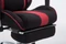 CLP Racing Limit Stoff Gamingstuhl mit Fußstütze, schwarz/rot Vorschaubild
