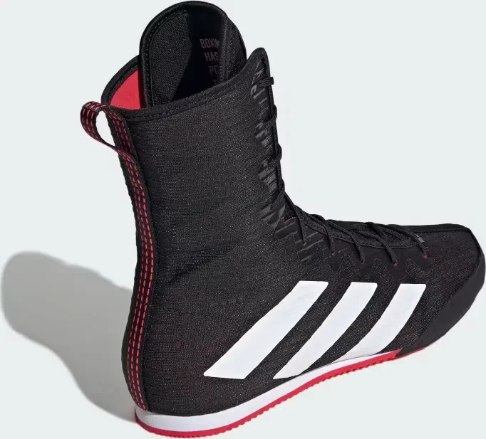 adidas Box Hog 4 core black/cloud white/pure ruby